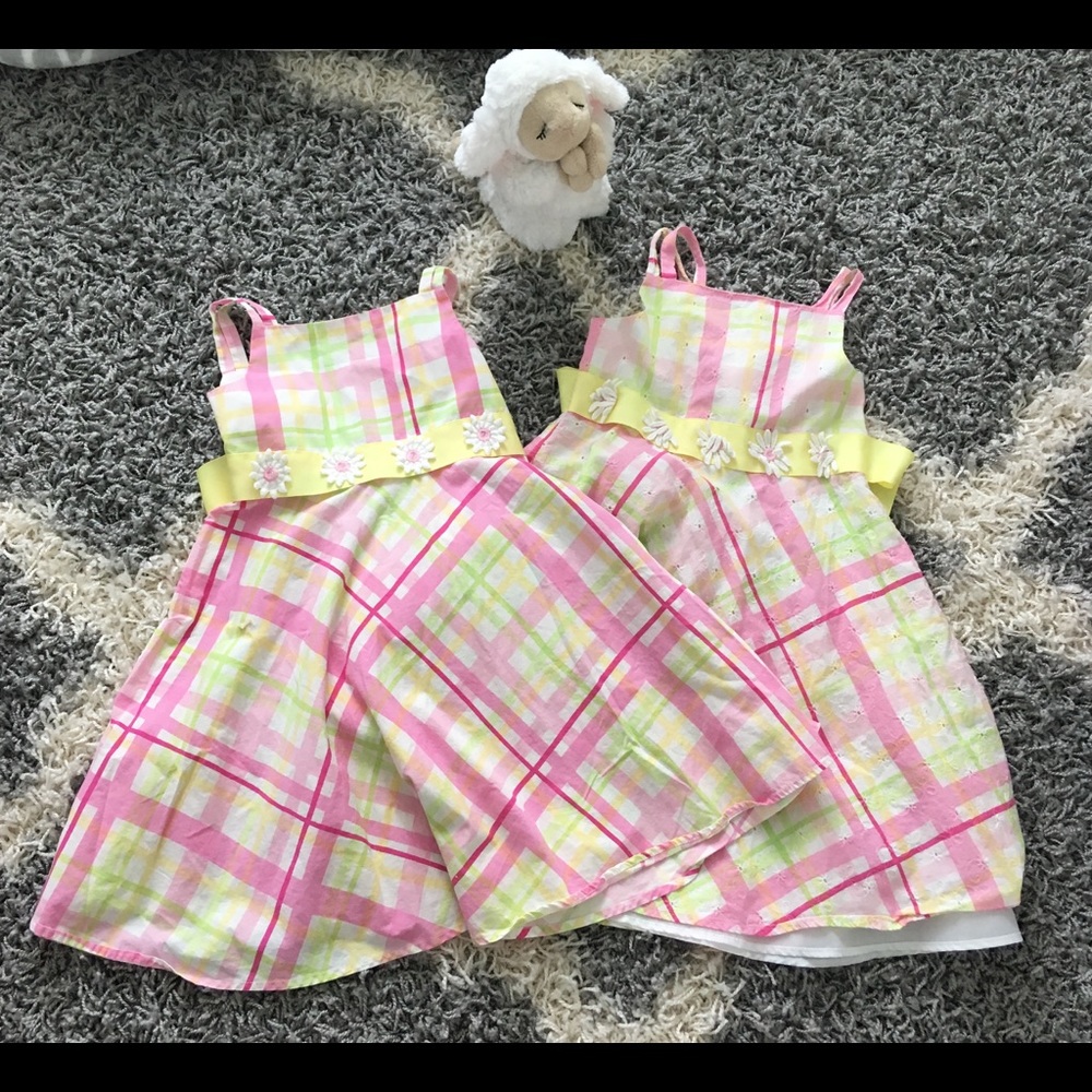👯‍♀️ Matching beautiful summer girls sundresses